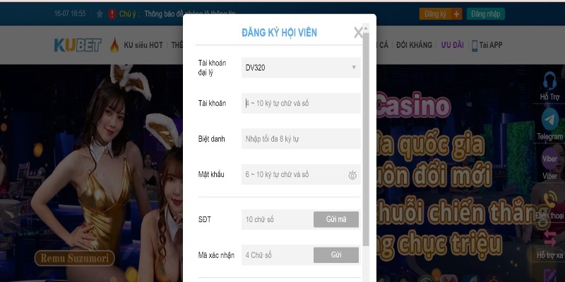 Hướng dẫn chi tiết các bước đăng ký tài khoản Kubet