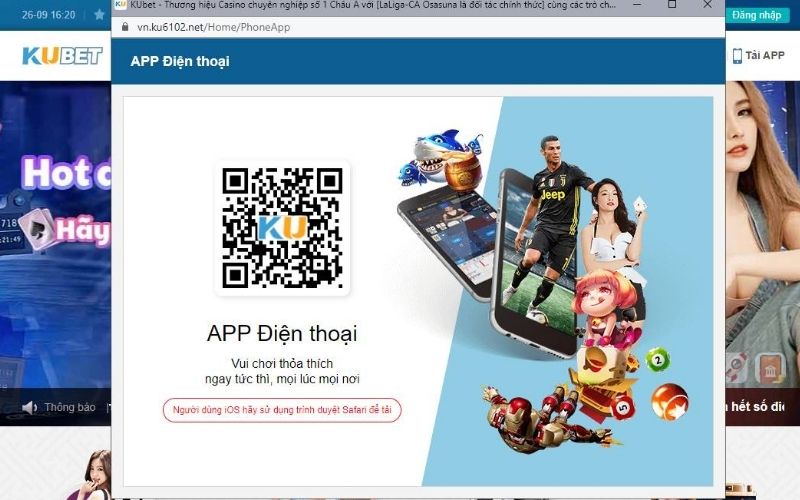 Hướng dẫn tải app Kubet trên Android