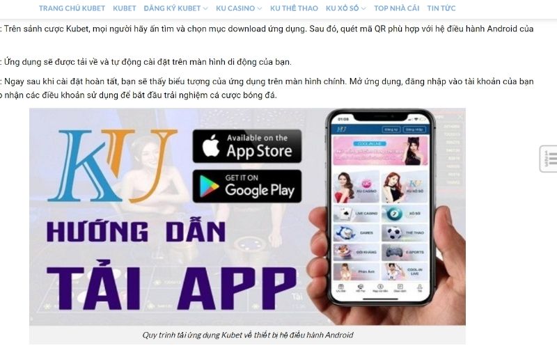 Hướng dẫn cách tải app Kubet trên nền tảng iOS